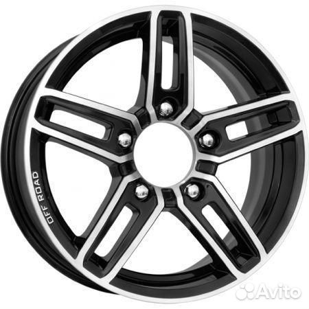 Диски K&K Дон 6.5x16 5*139.7 ET40 DIA98 Алмаз черный Литой