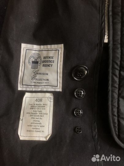 Us Army 1995 All-Wheather Coat плащ армии США черн