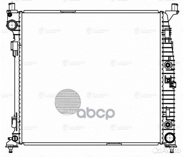 Радиатор 690x558x26 LRc 15165 luzar