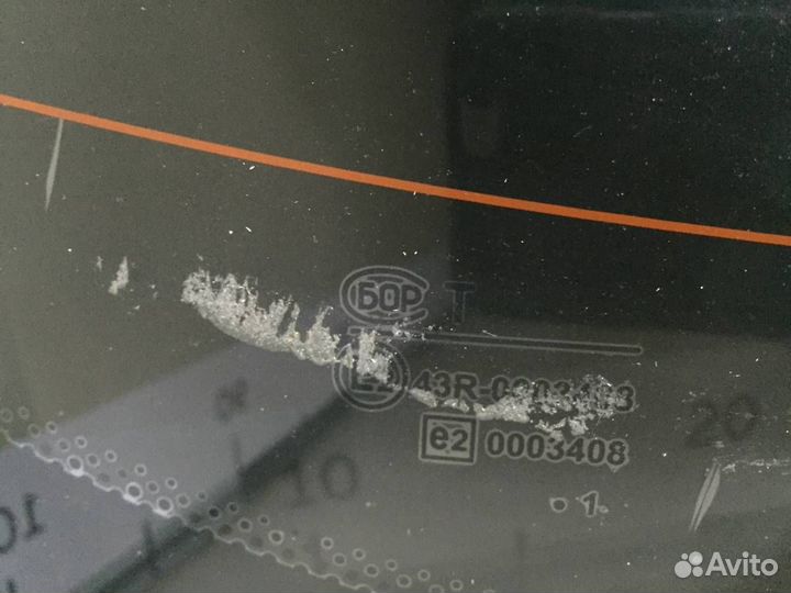 Стекло заднее Chevrolet Lanos T100 2004-2010