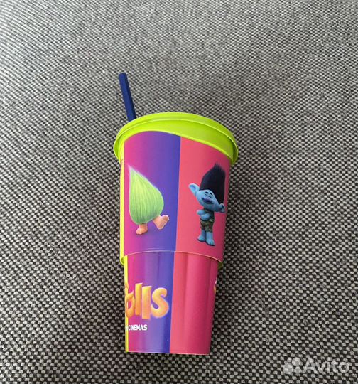 Стакан с троллями, раскраска, буклеты в подарок