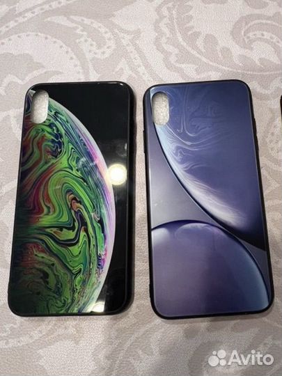 Чехол из закаленного стекла на iPhone xs max