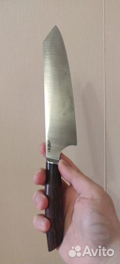 Шеф нож ручной работы в стиле Кирицуке