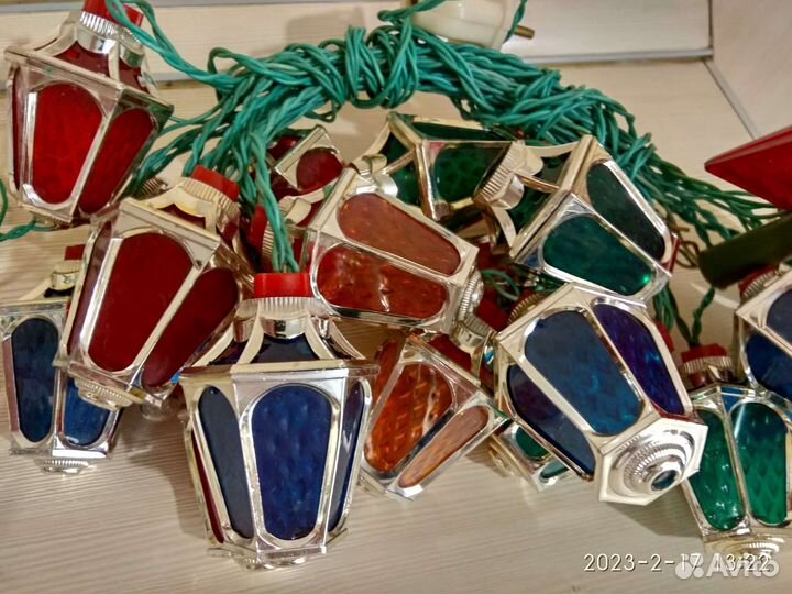 Ёлочная гирлянда радуга 1 и 4 СССР