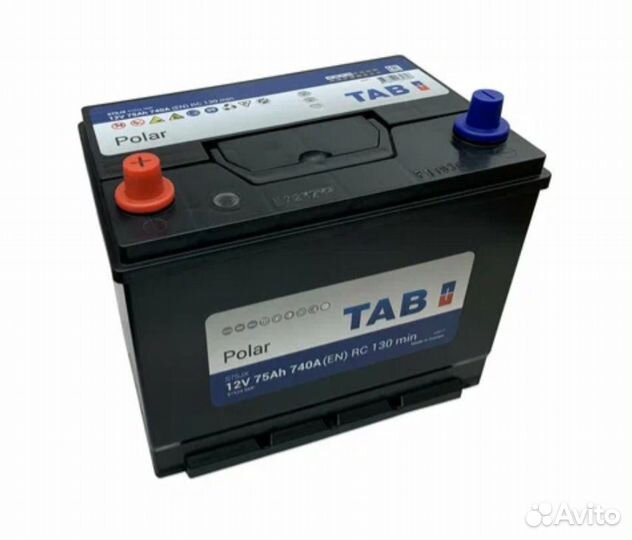 Аккумулятор TAB Polar 75 ah 740 a