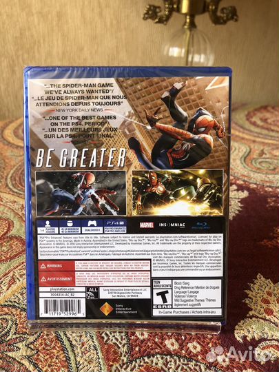 Человек паук ps4