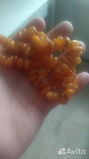 Бусы янтарные СССР