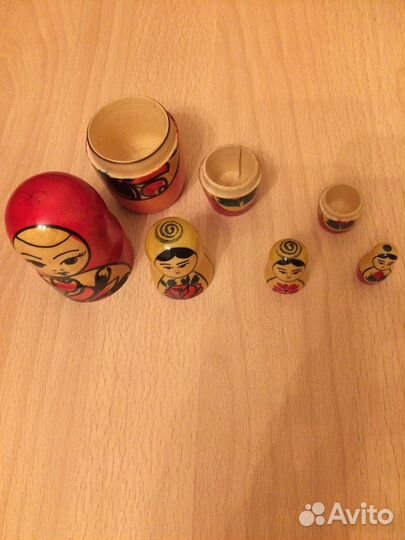 Матрешка деревянная 4в1, 3в1