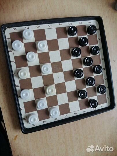 Шашки, шахматы СССР. Дорожные. 2 набора