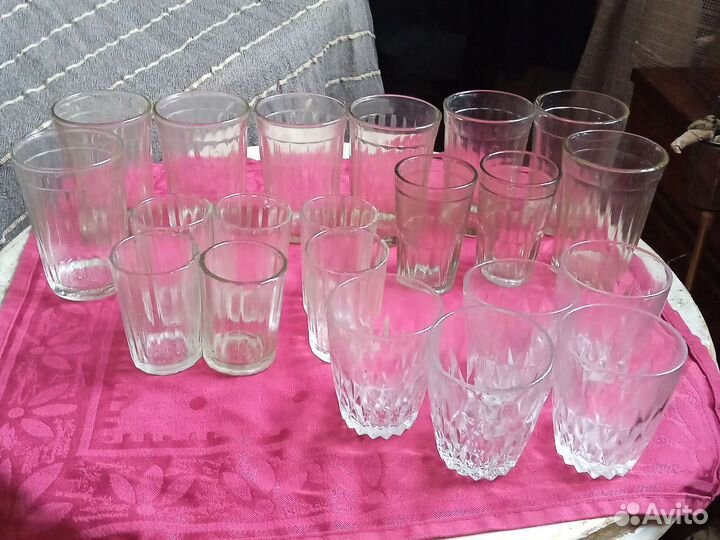 Граненые стаканы СССР, стопки