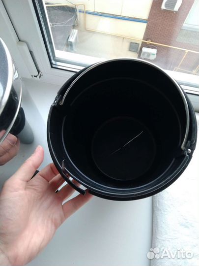 Мусорное вёдро металлическое 5л