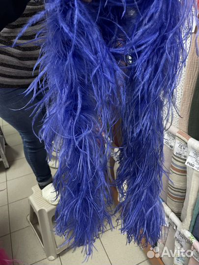 Боа из перьев страуса