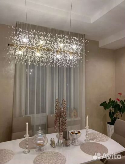 Люстра Одуванчик Подвесная Линейная Разные