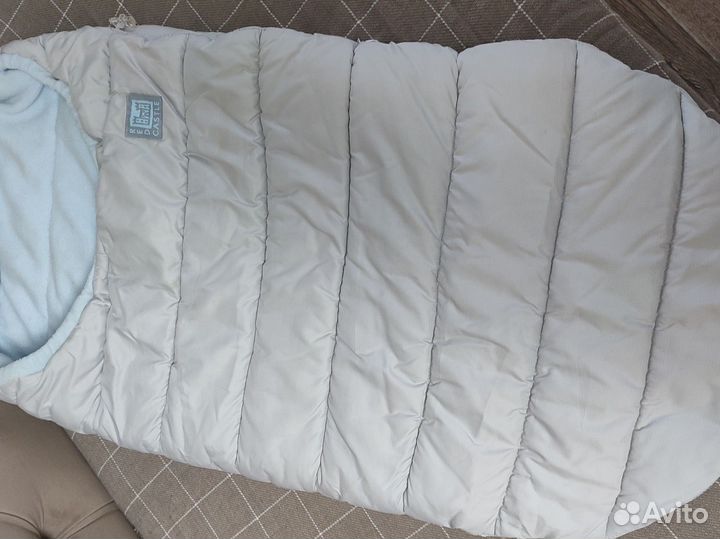 Теплый конверт в коляску red castle