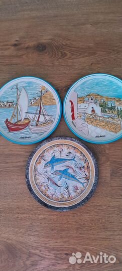 Тарелочки из глины