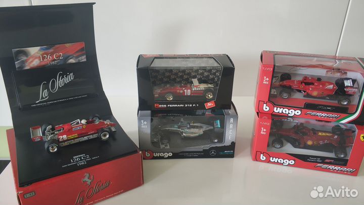 Модели 1 43 F1 Ferrari Mercedes M. Schumacher