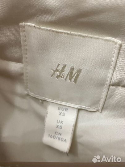 Куртка утепленная зимняя женская h&m hm