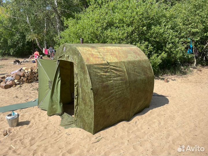 Походная баня с печкой аренда
