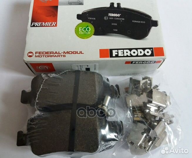 Колодки тормозные зад toyota corolla 06- FDB404