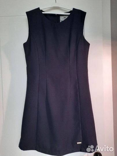 Школьный сарафан синий 158-164