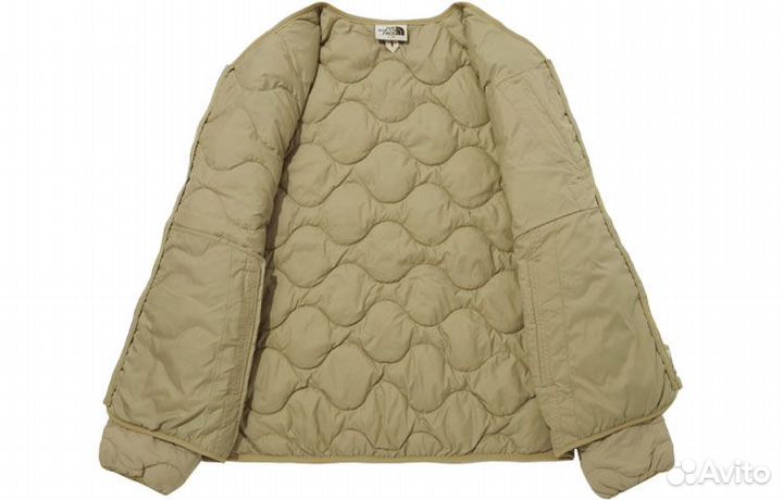 THE north face Puffer Jackets Unisex Khaki Brown (XL)(56)