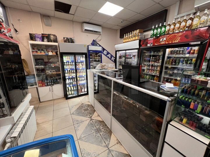 Торговая площадь, 22 м²; круглосуточная торговля