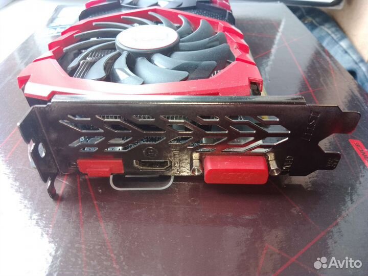 Видеокарта MSI gtx 1050 ti gaming X 4G