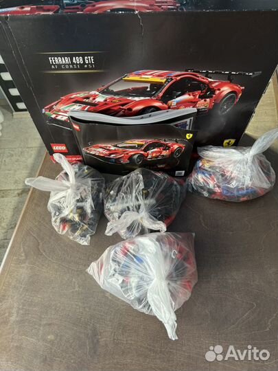 Конструктор lego technic ferrari 488 gte