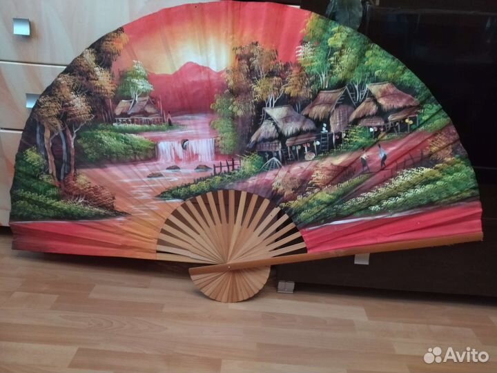 Японский настенный веер