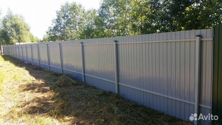 Забор из профнастила гарантия