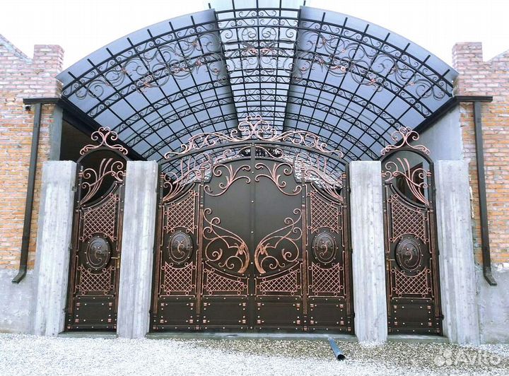 Кованые ворота