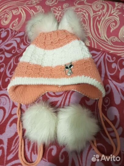 Детская шапка на девочку