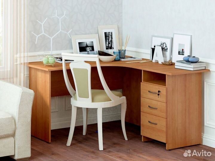 Угловой стол с тумбой Рубин 42 563