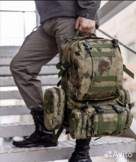 Рюкзак тактический с подсумками мох