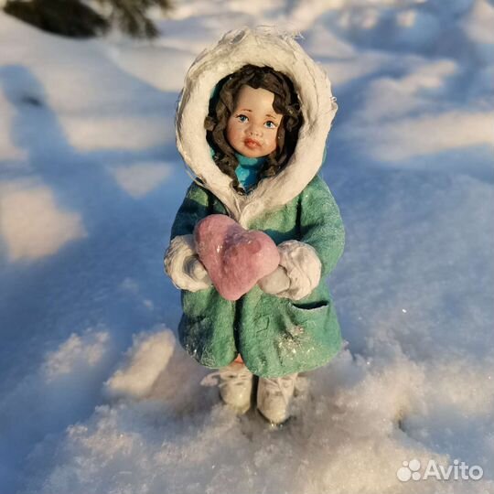 Ватные елочные игрушки