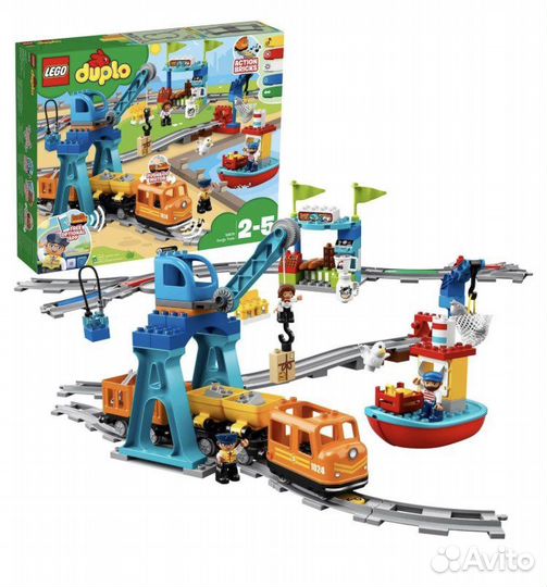 Набор Lego Duplo “Грузовой поезд» (10875)