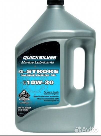 Масло quicksilver 10w30