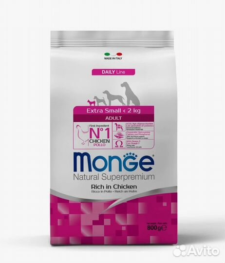 Сухой корм для щенков Monge