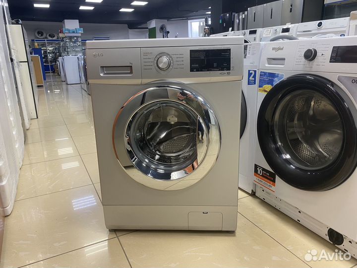 Стиральная машина LG Steam F2J3HS4L, серебристый