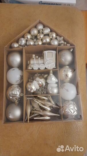 Новогодние игрушки набор новый