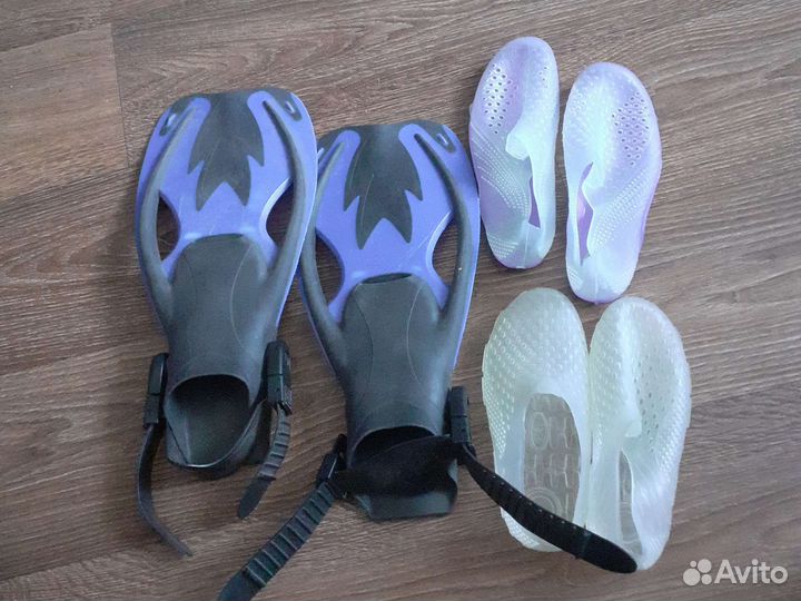 Ласты, коралки детские