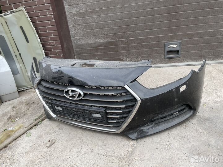 Передний бампер hyndai i40 рестайлинг
