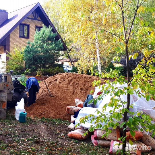 Песок карьерный доставка