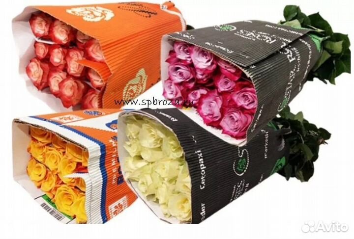 Цветы оптом розы