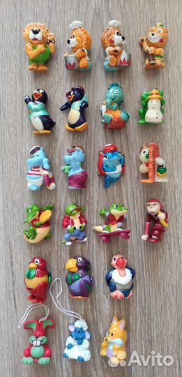 Коллекционные фигурки Киндер разных лет