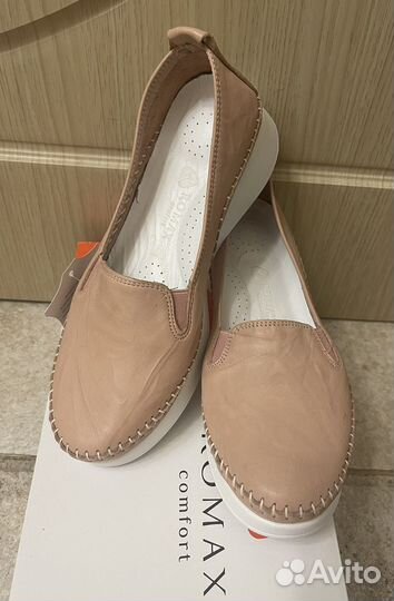 Слипоны женские натуральная кожа