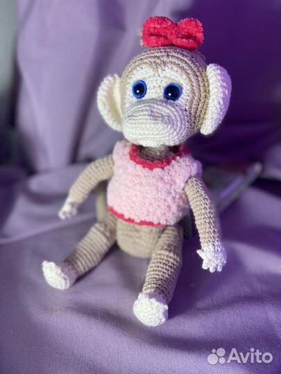 Мягкая вязанная игрушка