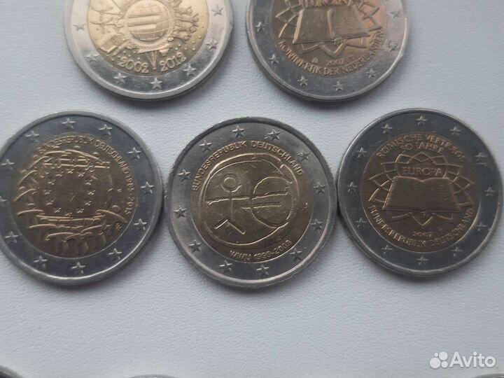 Монеты 2 евро юбилейные