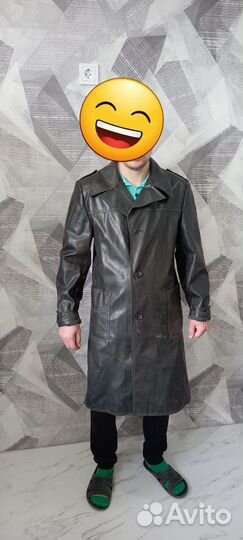 Кожаный плащ мужской СССР