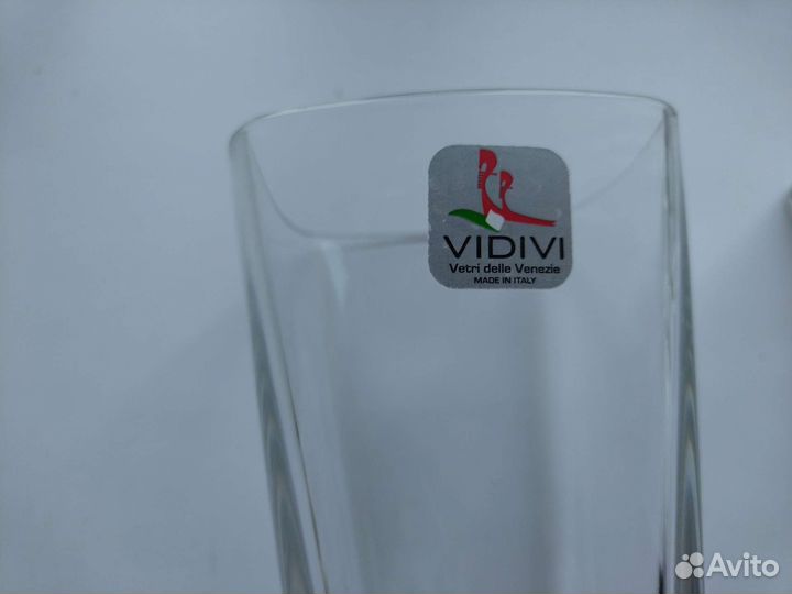 Стаканы квадратные (бокалы) vidivi 380мл Италия